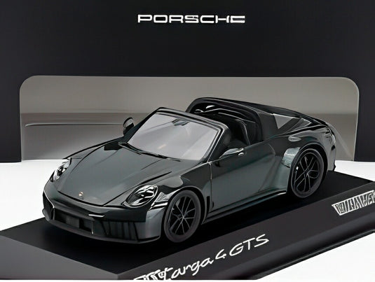 PORSCHE 911 992 2 TARGA 4 GTS オープン 2024 グリーン 1500台限定/ Spark 1/43 ミニカー