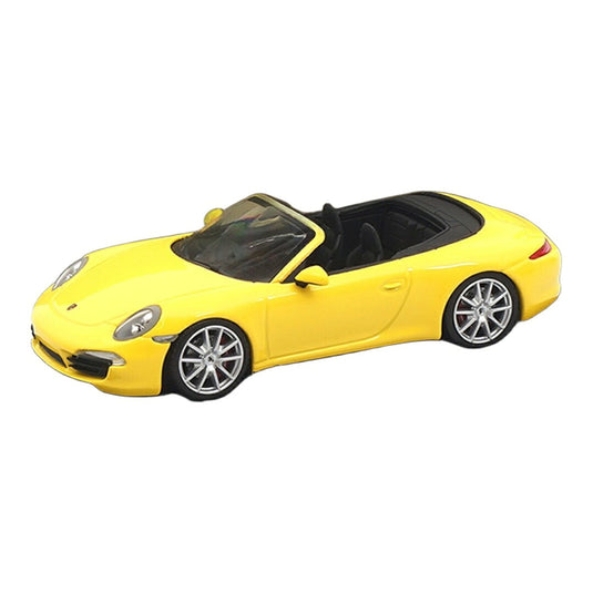 Porsche 911 (991) Carrera 4S Cabriolet Racinggelb Minichamps 1:43 WAP0201120C ポルシェディーラーモデル