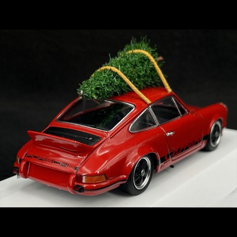 ギャラリービューアに画像をロードする, Porsche 911 カレラ RS 2.7 1973年モデル バイアレッド クリスマスツリー付き/Spark 1/43ミニカー ポルシェ特注
