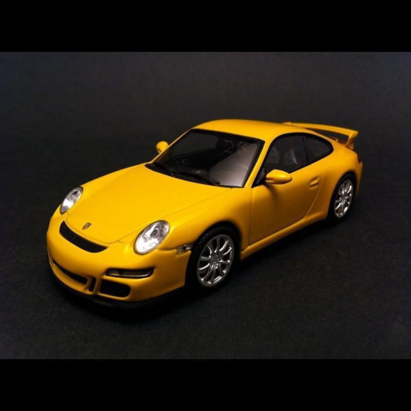 ギャラリービューアに画像をロードする, Porsche 911 GT3 997型 2006年モデル スピードイエロー/Minichamps 1/43ミニカー ポルシェ特注
