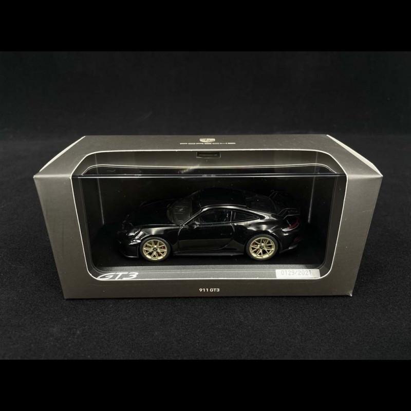 ギャラリービューアに画像をロードする, Porsche 911 GT3 992型 2021年モデル ディープブラックメタリック/Minichamps 1/43ミニカー ポルシェ特注
