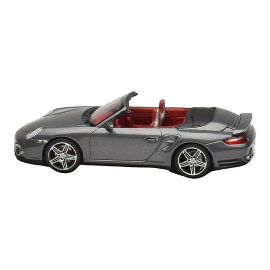 Porscheポルシェ 911 997 ターボ カブリオレ グレーメタリック ディーラーモデル / MINICHAMPS 1/43 ミニカー