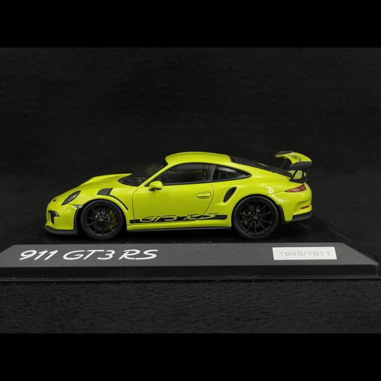 Porsche 911 991型 GT3 RS 2016年モデル ライトグリーン/Minichamps 1/43ミニカー ポルシェ特注