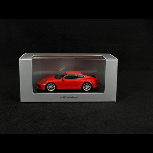 Porsche 911 GT3 991型 ツーリングパッケージ 2017年モデル ラバオレンジ/Spark 1/43ミニカー ポルシェ特注