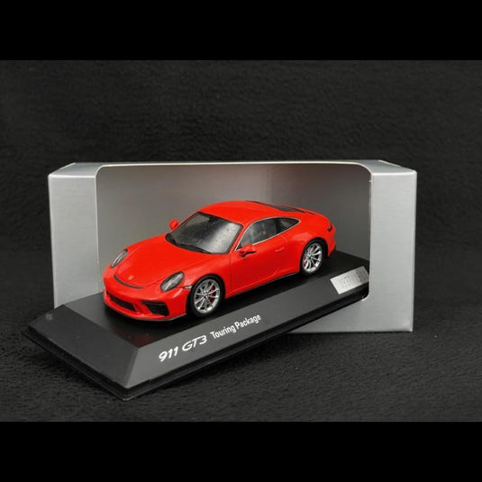 Porsche 911 GT3 991型 ツーリングパッケージ 2017年モデル ラバオレンジ/Spark 1/43ミニカー ポルシェ特注