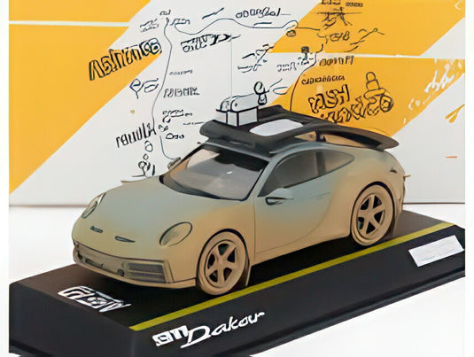 PORSCHE 911 992 ダカール N 00 アヘッド クーペ 2024 シェードグリーン/ Spark 1/43 2025台限定ミニカー
