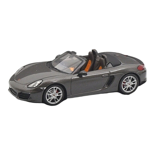 Porscheポルシェ Boxster S 981 アゲートグレーメタリック ポルシェディーラーモデル / MINICHAMPS 1/43 ミニカー