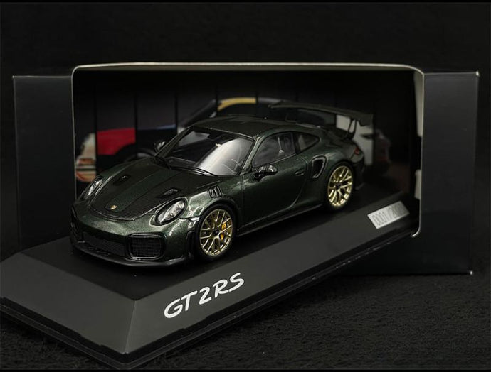 Porscheポルシェディーラーモデル 911 GT2 RS Type 991 2018 Oak Green Metallic 1/43 Spark
