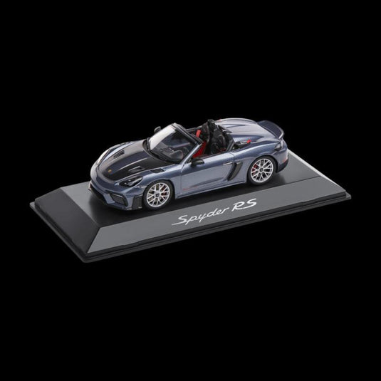 Porsche 718 スパイダー RS 982型 2024年モデル バナジウムグレーメタリック/Spark 1/43ミニカー ポルシェ特注