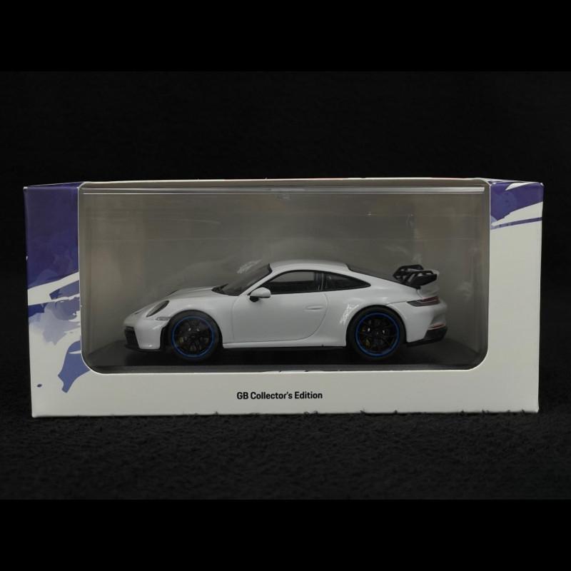 ギャラリービューアに画像をロードする, Porsche 911 GT3 992型 右ハンドル 2021年 英国コレクターズエディション カレラホワイト/Minichamps 1/43ミニカー ポルシェ特注
