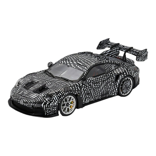 Porscheポルシェ 911 992.2 GT3 RS クーペ Mantheyキット 2024 ブラック/ホワイト 1500台限定 / Spark 1/43 ミニカー