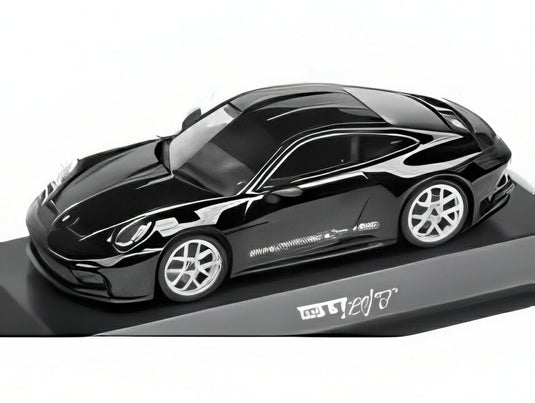 Porsche 911 S/T Type 992 2023 ブラック/ Spark 1/43 ポルシェディーラーモデルミニカー