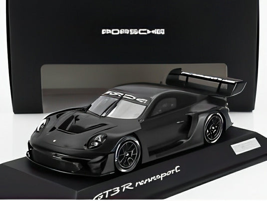 Porsche 911 GT3 R Rennsport Type 992 2024 カーボンブラック/ Spark 1/43 ポルシェディーラーモデルミニカー