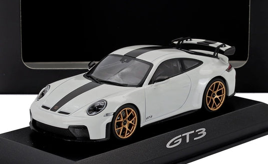 PORSCHE 911 992 2 GT3 クーペ 2024 ホワイト / Spark 1/43 ミニカー