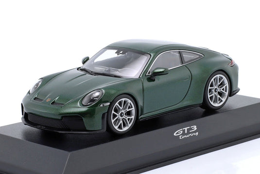 Porscheポルシェ 911 GT3 Touring 992.2 2025 オークグリーンメタリック ディーラーモデル / MINICHAMPS 1/43 ミニカー
