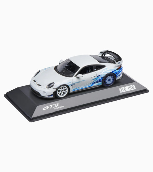 【予約】2027年発売予定 Porscheポルシェ 911 992-2 GT3 クーペ 2025 ホワイト ライトブルー 1500台限定 ディーラーモデル / Spark 1/43 ミニカー
