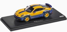 【予約】2026年発売予定 Porscheポルシェディーラーモデル 911 992 クーペ Dakar スペシャルリクエスト 2024 ブルー/イエロー 911台限定 / Spark 1/43 ミニカー