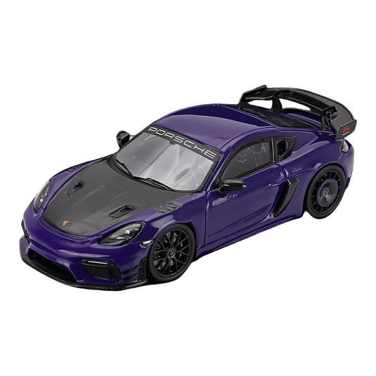 Porscheポルシェ 718 982 Caymanケイマン GT4 RS Mantheyマンタイキット 2024 ウルトラバイオレットパープル / Spark 1/43 ミニカー