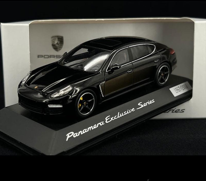 Porscheポルシェディーラーモデル Panamera Exclusive black / brown 1/43 Spark