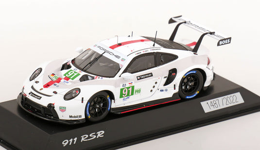 Porsche 911 RSR 19 LMGTE Proクラス優勝 ルマン24時間 Bruni Lietz Makowiecki 2022 Porsche特注モデル/ Spark 1/43 ミニカー