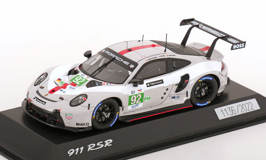 Porsche 911 RSR 19 No.92 ルマン24時間 Christensen Estre Vanthoor 2022 Porsche特注モデル/ Spark 1/43 ミニカー