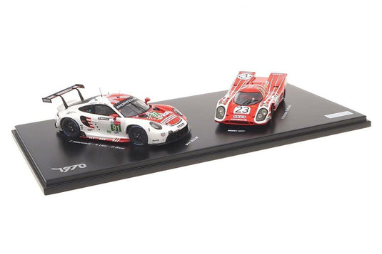 Porscheポルシェ 917 K #23 & 911 RSR #91 Le Mans 1970/2020 セット ポルシェディーラーモデル / Spark 1/43 ミニカー