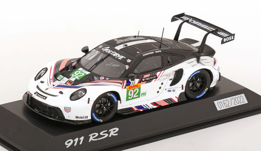 Porsche 911 RSR 19 No.92 Goodbye Last WEC Race Estre Christensen 2022 Porsche特注モデル/ Spark 1/43 ミニカー