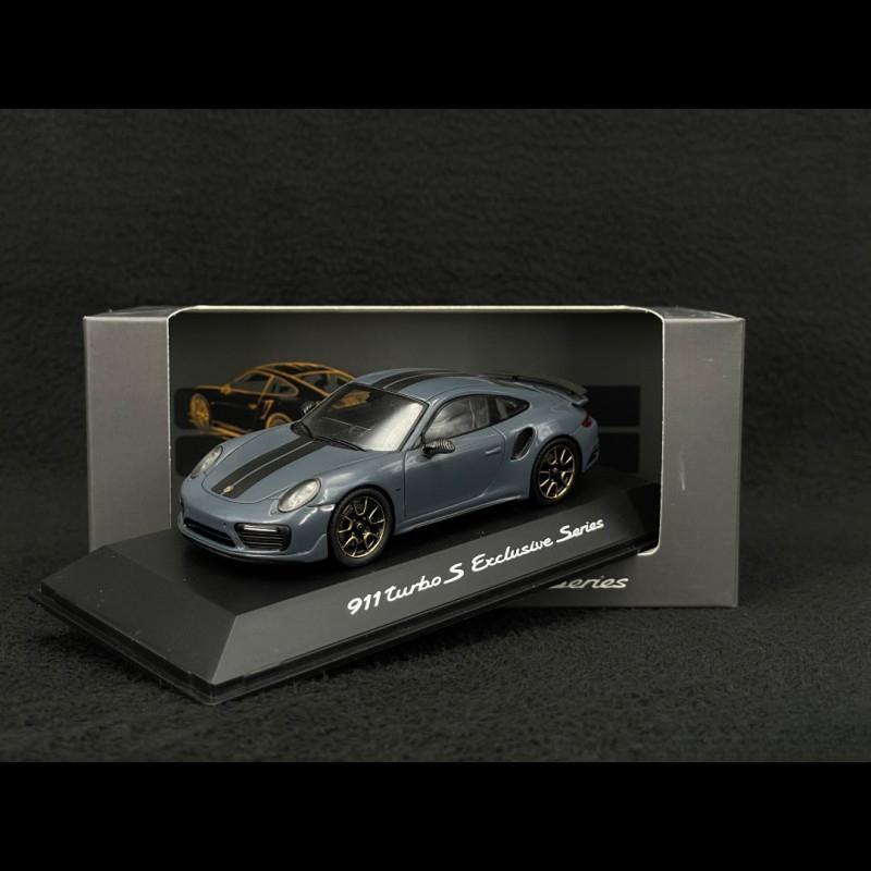 ギャラリービューアに画像をロードする, Porsche 911 ターボS エクスクルーシブシリーズ 991型 2017年モデル グレー/Spark 1/43ミニカー ポルシェ特注
