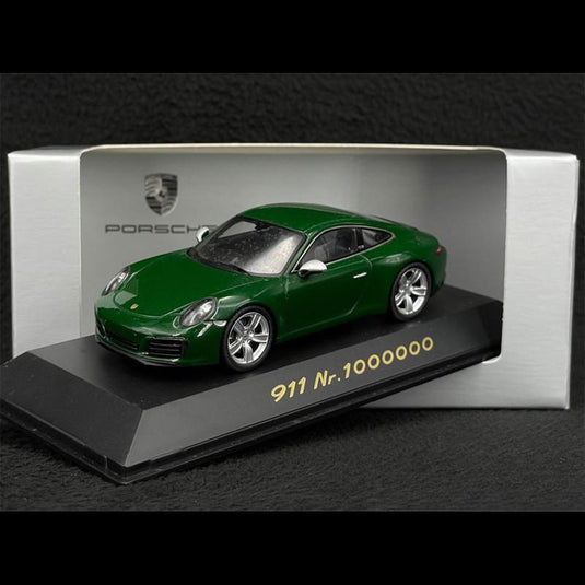 Porsche 911 991型 カレラS 100万台記念モデル アイリッシュグリーン/Spark 1/43ミニカー ポルシェ特注