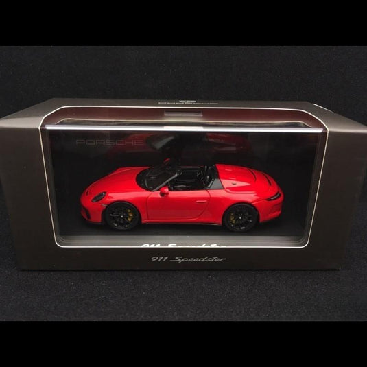 Porsche 911 スピードスター 991型 2019年モデル ガーズレッド/Spark 1/43ミニカー ポルシェ特注