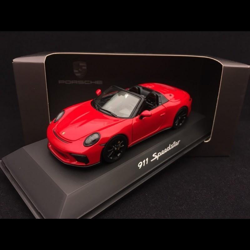 ギャラリービューアに画像をロードする, Porsche 911 スピードスター 991型 2019年モデル ガーズレッド/Spark 1/43ミニカー ポルシェ特注
