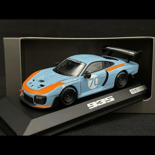 Porsche 935/19 2019年モデル ガルフブルー/ガルフオレンジ/Spark 1/43ミニカー ポルシェ特注