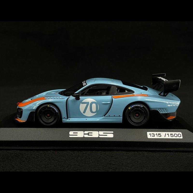 ギャラリービューアに画像をロードする, Porsche 935/19 2019年モデル ガルフブルー/ガルフオレンジ/Spark 1/43ミニカー ポルシェ特注
