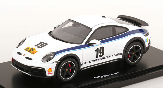 Porsche 911 (992) Dakar ラリーデザイン 1974 ケース付 Porsche特注モデル 限定911個/ Spark 1/18 ミニカー