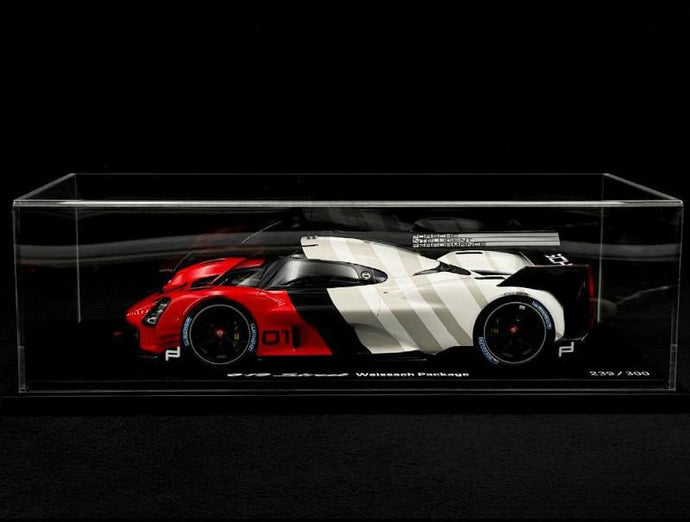 Porscheポルシェディーラーモデル 919 Street Weissach Package 2017 Red / White 1/18 Spark