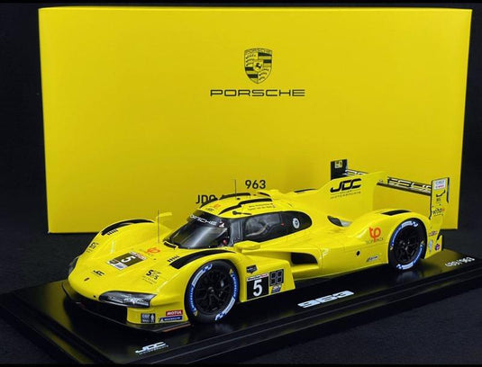 Porscheポルシェディーラーモデル 963 N° 5 9th WeatherTech SportsCar Championship GTP 2023 JDC-Miller Motorsports 1/18 Spark