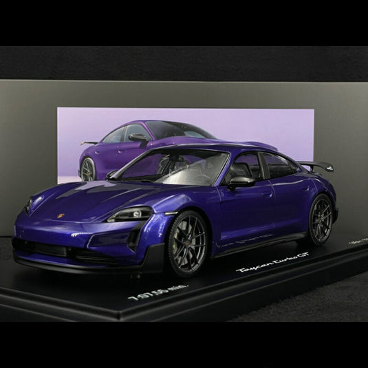 Porsche Taycan Turbo GT J1.2 Weissach Package 2023 ニュルブルクリンク 7分07秒55 2024/ MINICHAMPS 1/18 ポルシェディーラーモデルミニカー