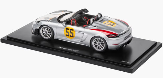 PORSCHE - 718 (982) SPIDER RS 2024  BLUE/Spark 1/18ミニカー ポルシェディーラーモデル 718台限定