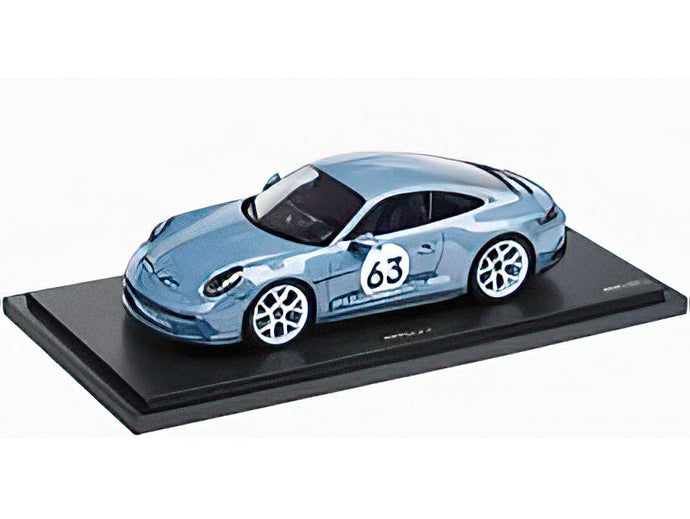 【予約】12月以降発売予定PORSCHE 911 992 S/T N 63 COUPE 2024 LIGHT BLUE MET/Spark 1/18ミニカー 911台限定