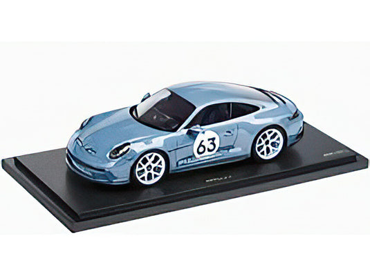 【予約】12月以降発売予定PORSCHE 911 992 S/T N 63 COUPE 2024 LIGHT BLUE MET/Spark 1/18ミニカー 911台限定