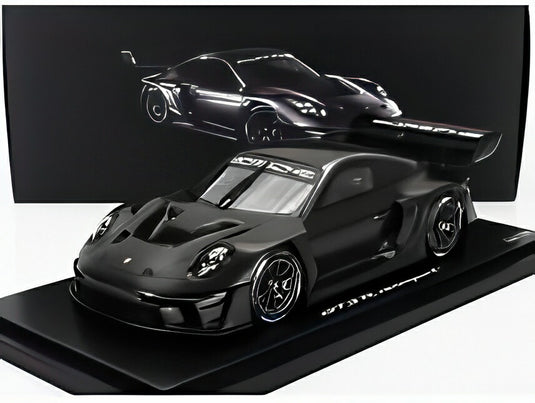 PORSCHE 911 992 GT3 R N0 レーシングクーペ 2023 カーボンブラック/ Spark 1/18 500台限定ミニカー