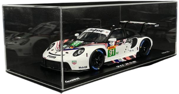 Porscheポルシェディーラーモデル 911 RSR Type 991 n° 91 Goodbye 8h Bahren 2022 1/18 Spark