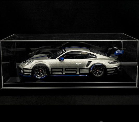 Porscheポルシェディーラーモデル 911 GT3 Cup Type 992 2021 GT Silver / Shark Blue 1/12 Spark