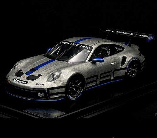 Porscheポルシェディーラーモデル 911 GT3 Cup Type 992 2021 GT Silver / Shark Blue 1/12 Spark