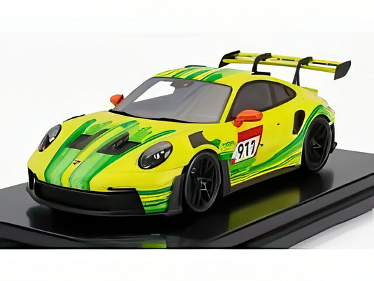 PORSCHE 911 992 GT3 RS No911 クーペ 2023 ショーケース付き イエローグリーン/ Spark 1/12 200台限定ミニカー