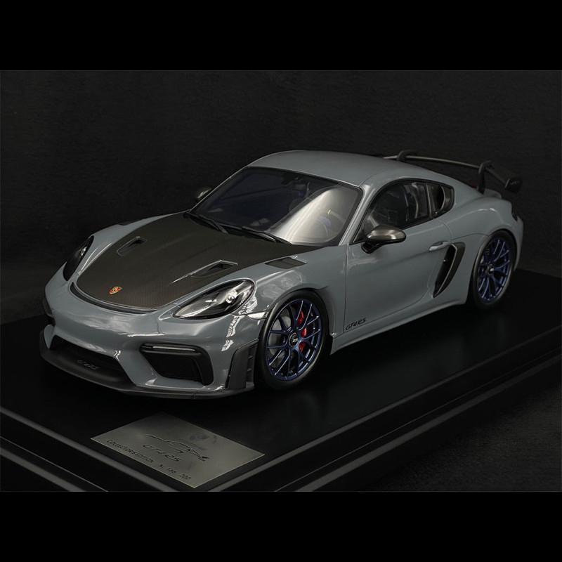 ギャラリービューアに画像をロードする, Porsche 718 カイマン GT4 RS 982型 2022年モデル アークティックグレー/Spark 1/12ミニカー ポルシェ特注
