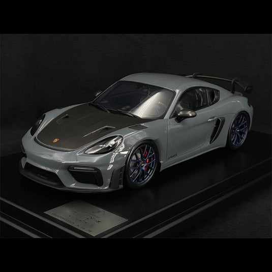 Porsche 718 カイマン GT4 RS 982型 2022年モデル アークティックグレー/Spark 1/12ミニカー ポルシェ特注