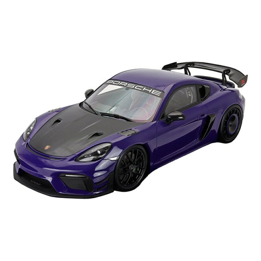 Porscheポルシェ 718 982 Caymanケイマン GT4 RS Mantheyマンタイキット 2024 ウルトラバイオレットパープル 200台限定 / Spark 1/12 ミニカー