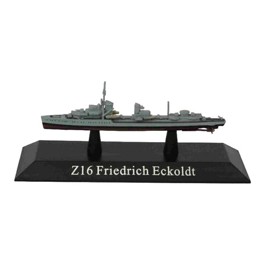 WARSHIP Z16 FRIEDRICH ECKOLDT DESTROYER GERMANY 1936 MILITARYミリタリー / EDICOLA 1/1250 ミニカー