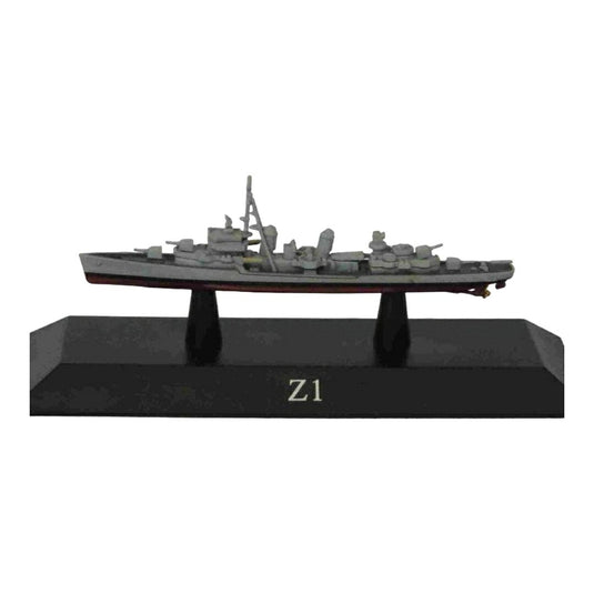 WARSHIP軍艦 Z1 1959 DESTROYER駆逐艦 GERMANYドイツ MILITARYミリタリー / EDICOLA 1/1250 ミニカー